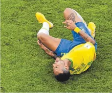  ?? FOTO: AFP ?? Aua, aua, aua! Neymar hat mal wieder furchtbare Schmerzen.