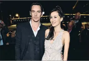  ?? GTRES ?? Rhys-Meyers y su esposa, Mara Lane, el año pasado en Cannes