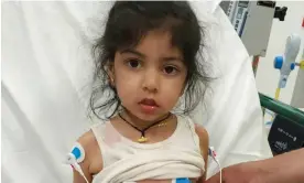  ?? Photograph: Supplied by Murdoch and Bindu Shree ?? Four-year-old Ivani Shree is one of the children suffering from genetic muscle disease and living without hope of treatment, but an Australian first biobank could change that.