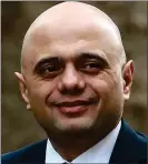  ??  ?? ‘ THE SAJ’ SAJID JAVID: Struggling to win support after a choppy few months. Has amazing backstory, but some fear he’s not ready.