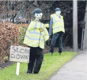  ?? Picture: Kris Miller. ?? The mannequins have been removed by the council who say they are dangerous.