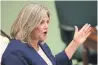  ??  ?? NDP Leader Andrea Horwath says the provincial measures are “nowhere near what businesses are asking for.”