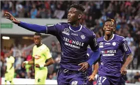  ??  ?? Yaya Sanogo a inscrit un but contre Angers, samedi soir au Stadium.