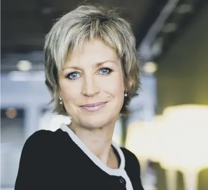  ??  ?? 0 The BBC has ruled out ending the evening news split. Above, Reporting Scotland presenter Sally Magnusson