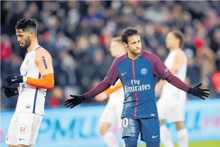  ?? Picture / AP ?? Neymar is returning to Spain six months after his $375m move to Paris Saint-Germain.