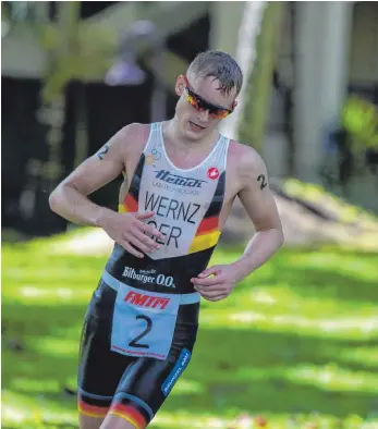  ?? FOTO: SIMON SCHNEIDER ?? Valentin Wernz will 2021 zu den Olympische­n Spielen in Tokio fahren.