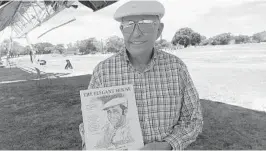  ?? STEVE WATERS/STAFF PHOTO ?? Since turning 90 last September, Bob Toski of Boca Raton, a member of the World Golf Teachers Hall of Fame, published a book about his life called “The Elegant Mouse.”