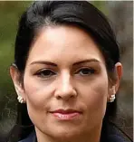  ??  ?? Priti Patel: We will restore confidence