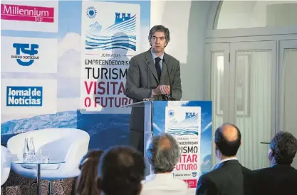  ??  ?? Pedro Machado, presidente da Entidade Regional de Turismo do Centro, encerrou a conferênci­a