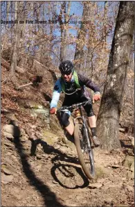  ?? ?? Downhill on Fire Tower Trail at a past event