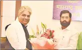  ?? HT PHOTO ?? Union minister Bhupendra Yadav and CM Eknath Shinde.