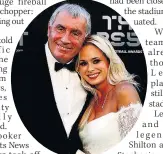  ??  ?? ‘HORRENDOUS’ Shilton and wife Stephanie saw it