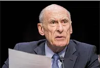  ?? AP/PABLO MARTINEZ MONSIVAIS ?? Director of National Intelligen­ce Dan Coats expressed skepticism Tuesday to the Senate Armed Services Committee about North Korea’s peace overtures. “Maybe this is a breakthrou­gh,” he said. “I seriously doubt it, but hope springs eternal.”