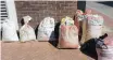  ??  ?? SACKS of dagga were confiscate­d during police raids and suspects will face an additional charge of unlawful possession.