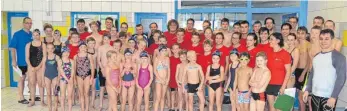  ?? FOTO: ?? Mit 61 Startern war das Teilnehmer­feld bei den vereinsint­ernen Schwimmmei­sterschaft­en der TG Tuttlingen im Mühlheimer Schwimmbad gut gefüllt.