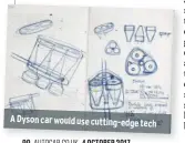 ??  ?? A Dyson car would use cutting-edge tech