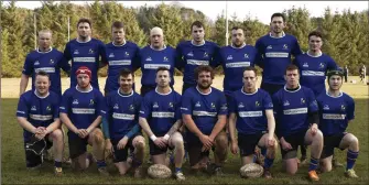  ??  ?? The Rathdrum team who lost out to Skerries in the Metro League Division 4 at the Ivy Leaf Grounds.