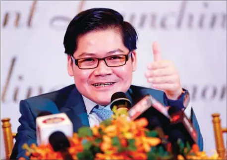  ?? HENG CHIVOAN ?? Securities and Exchange Commission of Cambodia (SECC) director-general Sou Socheat says government securities will be a boon for national developmen­t.