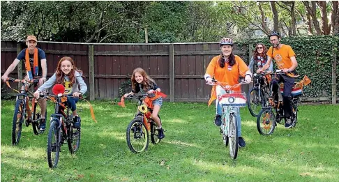  ?? ?? The Dutch community is celebratin­g King’s Day with Orange BikeHutt Valley, encouragin­g all cyclists to wear orange.