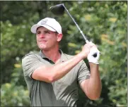  ?? GREG JOHNSON — FOR MEDIANEWS GROUP ?? Hawk Hollow member David Szymanski is one of just four golfers contending for the Michigan Amateur crown.