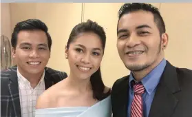  ??  ?? Noven Belleza, Marielle Montellano ug Froilan Canlas