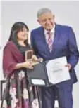  ?? | MEXSPORT ?? Alexa se mostró agradecida con el presidente López Obrador.