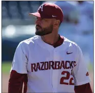  ?? (NWA Democrat-Gazette/Andy Shupe) ?? Tony Vitello was an assistant coach at Arkansas under Dave Van Horn in 2014-17. Now in his fourth season as head coach at Tennessee, Vitello will face his former boss and the Razorbacks in a three-game series starting today.