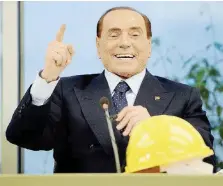  ?? LaPresse ?? “Sono tornato” Berlusconi, incandidab­ile, ha 81 anni