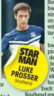  ??  ?? STAR MAN LUKE PROSSER
Southend