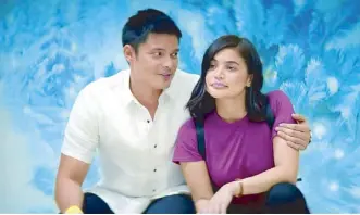  ??  ?? Sid & Aya: Not a Love Story stars Dingdong Dantes as an insomniac who hires Anne Curtis, a waitress, to keep him company during sleepless nights.
