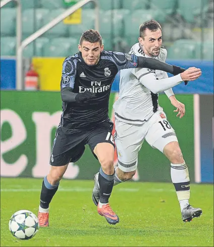  ?? FOTO: AP ?? Kovacic evitó la derrota del Real Madrid en Varsovia marcando el gol del empate a cinco minutos del final del encuentro