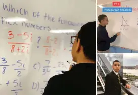  ??  ?? THE WIZ Alexis Loveraz, also called the TikTok Tutor, has over 650,000 followers and 5.3 million views on TikTok just from short videos explaining math