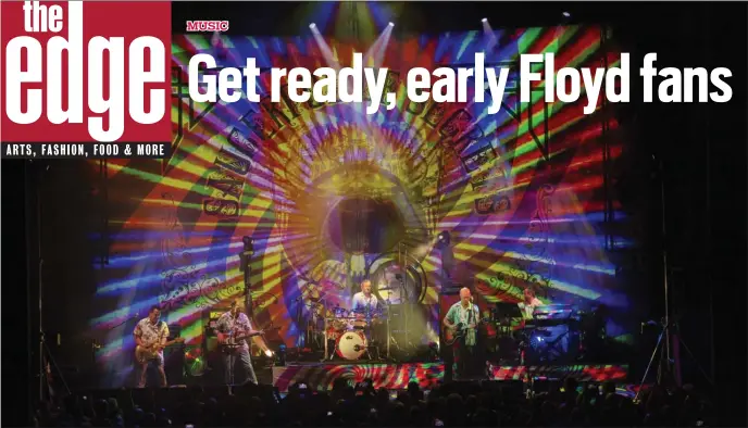  ?? JILL FURMANOVSK­Y — COURTESY ARTIST MANAGEMENT ?? FREEFORM: Nick Mason’s Saucerful of Secrets performs a 2018 concert at Roundhouse, London.