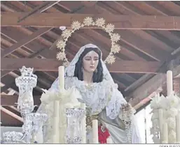  ?? GEMA RUBIO ?? La nueva imagen restaurada de la Virgen del Rocío.