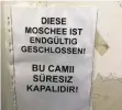  ?? Foto: Junginger ?? Die Moschee in Moabit ist nicht verbo ten – aber geschlosse­n.