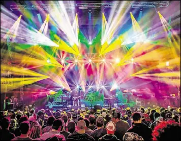  ??  ?? STS9 plays the Tabernacle Friday.