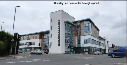  ??  ?? Hinckley Hub, home of the borough council