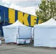  ?? Foto: Marcus Merk ?? Bei Ikea in Gersthofen gibt es kostenlose Corona‰Schnelltes­ts.