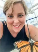  ?? Courtesy of Victoria Pocius ?? Victoria Pocius, a researcher at Penn State University, studies ways to restore milkweed plants along monarch butterfly migratory corridors.