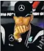  ??  ?? LEWIS HAMILTON