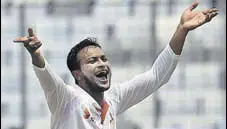  ?? AFP ?? Shakib Al Hasan replaces Mushfiqur Rahim as Test captain.