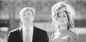  ??  ?? Koning Willem-Alexander en koningin Máxima.