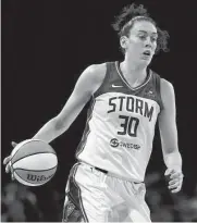  ?? John Locher/associated Press ?? Two-time WNBA champion Breanna Stewart will chase a third title in New York with the Liberty.