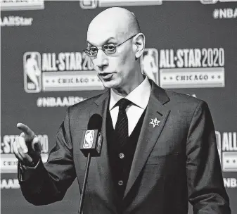  ?? Stacy Revere / Chicago Tribune ?? A couple of things NBA commission­er Adam Silver could do to change the league for the better would be to start the season Dec. 25 and cut down the first round of the playoffs to five games.
