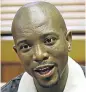  ??  ?? TOUGH DEBUT: DA leader Mmusi Maimane