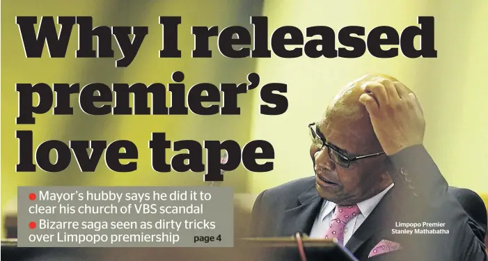  ??  ?? Limpopo Premier Stanley Mathabatha