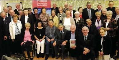  ??  ?? Pioneers at the Munster gathering at Fitzgerald’s Woodlands Hotel, Adare: Joe Brosnan, Tom Horan, John & Eileen Scully, Helen O’Connor, Humphrey McMahon, Pat O’Connor, Jimmy Shanahan, Pat Tarrant, Mary Holland, Pat Kearney, Kitty McElligott, Kathleen...