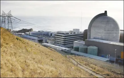  ?? ASSOCIATED PRESS FILES ?? The Biden administra­tion said, Monday, it is granting preliminar­y approval to spend up to $1.1 billion to help keep Pacific Gas & Electric’s Diablo Canyon Power Plant, California’s last operating nuclear power plant running. The Energy Department said it was creating a path forward for it to remain open.