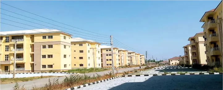  ?? ?? Estate developed by the Federal Housing Authorit y in Abuja