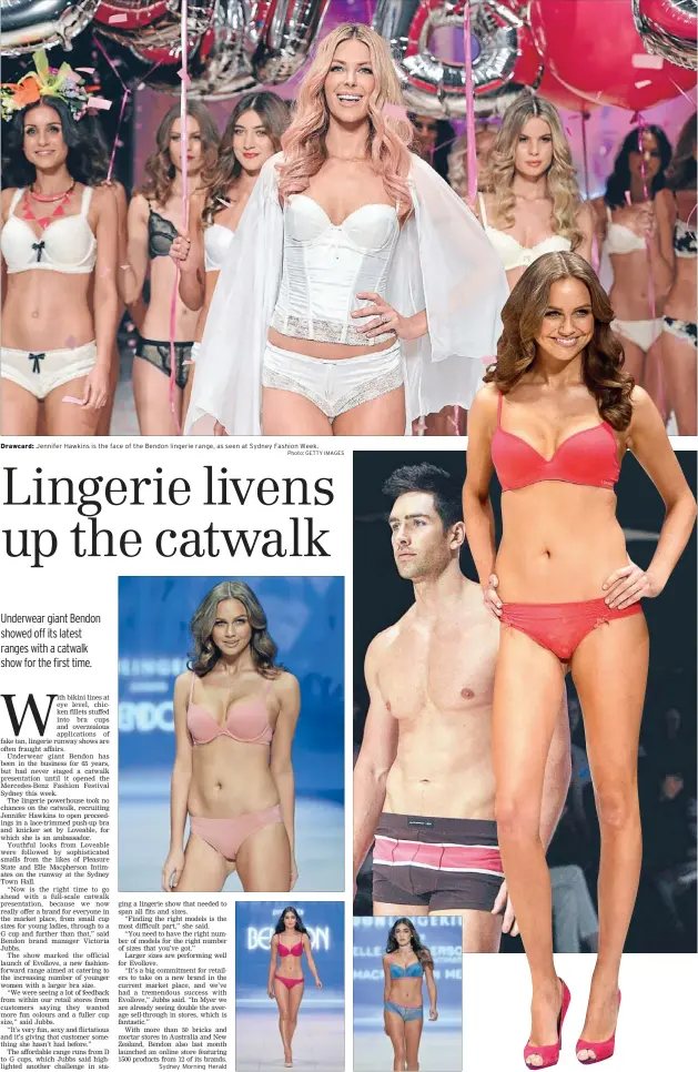 Lingerie livens up the catwalk - PressReader